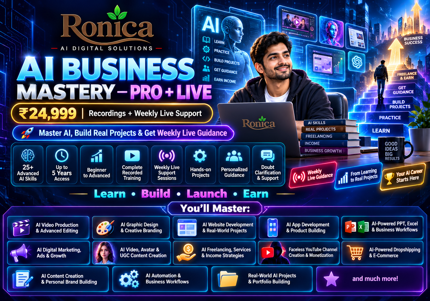 AI Business Mastery — PRO + LIVE